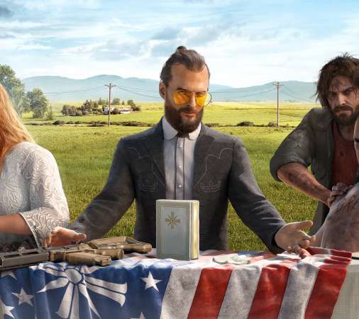 Far Cry 5 Mobiele Horizontaal achtergrond