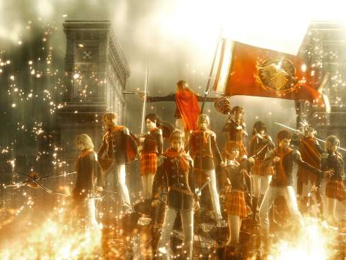 Final Fantasy Type-0 Mobiele Horizontaal achtergrond