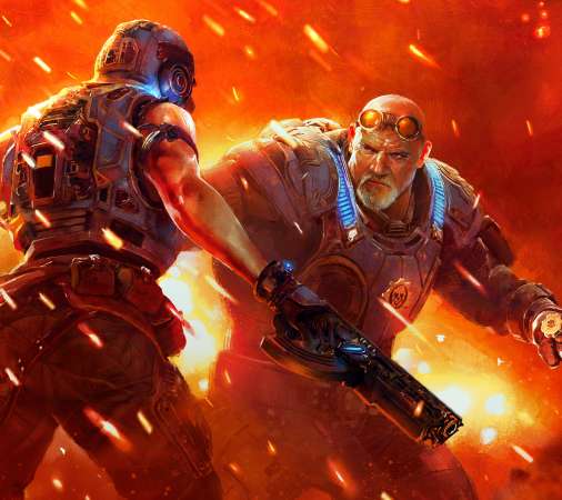Gears 5 Mobiele Horizontaal achtergrond