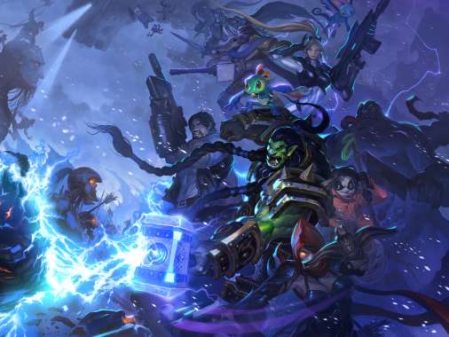 Heroes of the Storm fan art Mobiele Horizontaal achtergrond