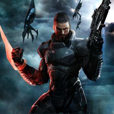 Mass Effect 3 Mobiele Horizontaal achtergrond