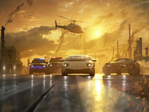 Need for Speed - Most Wanted Mobiele Horizontaal achtergrond