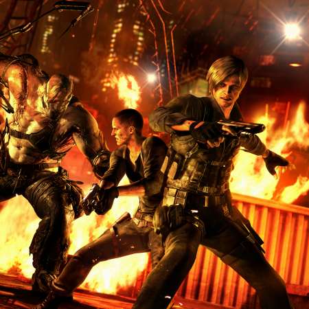 Resident Evil 6 Mobiele Horizontaal achtergrond
