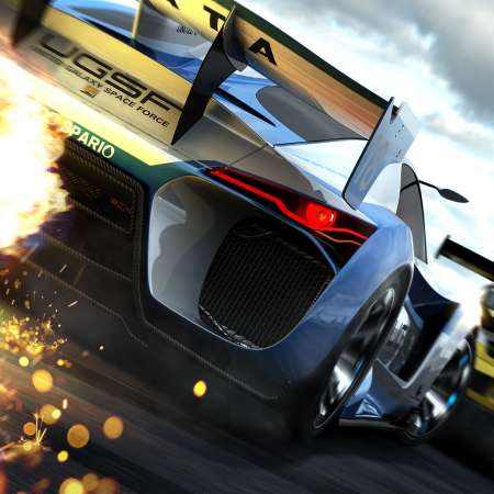 Ridge Racer Unbounded Mobiele Horizontaal achtergrond