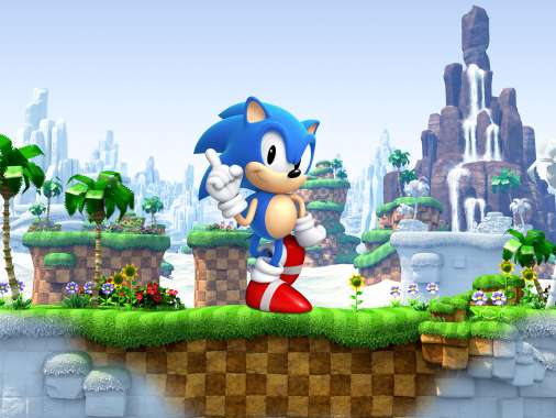 Sonic Generations Mobiele Horizontaal achtergrond