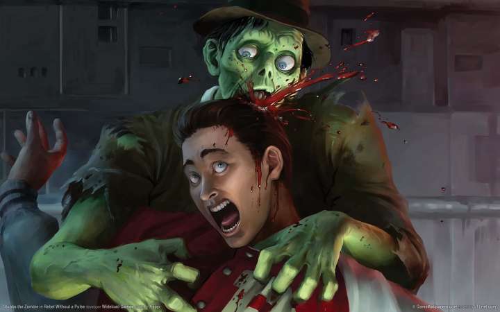 Stubbs the Zombie in Rebel Without a Pulse achtergrond