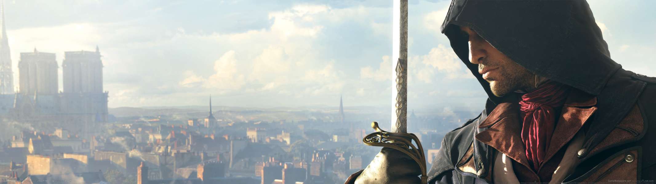 Assassin's Creed: Unity dual screen achtergrond