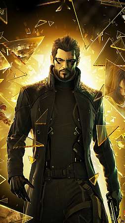 Deus Ex: Human Revolution Mobiele Verticaal achtergrond