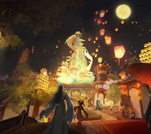 A Dream of Jianghu Mobiele Horizontaal achtergrond