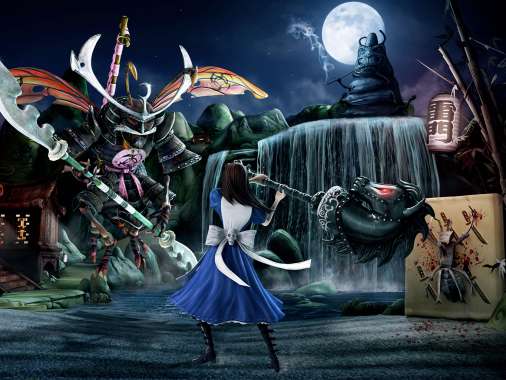 Alice: Madness Returns Mobiele Horizontaal achtergrond