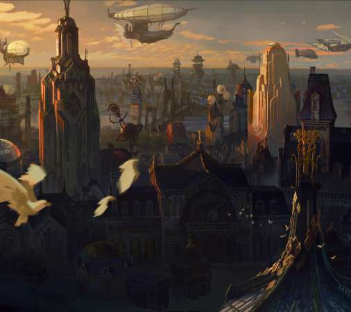 Arcane Mobiele Horizontaal achtergrond