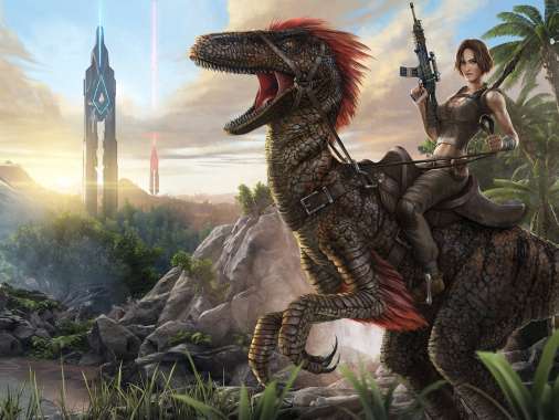 ARK: Survival Evolved Mobiele Horizontaal achtergrond