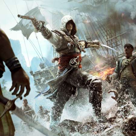 Assassin's Creed 4: Black Flag Mobiele Horizontaal achtergrond