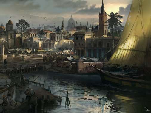 Assassin's Creed 4: Black Flag Mobiele Horizontaal achtergrond