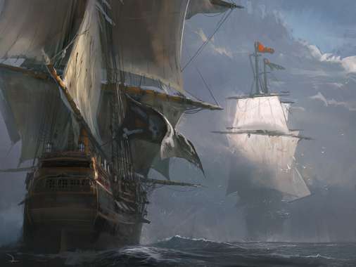 Assassin's Creed 4: Black Flag Mobiele Horizontaal achtergrond