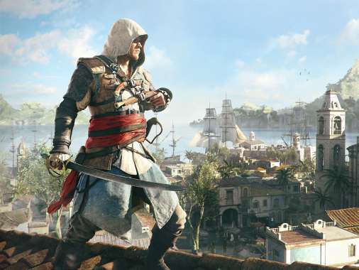 Assassin's Creed 4: Black Flag Mobiele Horizontaal achtergrond