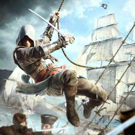 Assassin's Creed 4: Black Flag Mobiele Horizontaal achtergrond