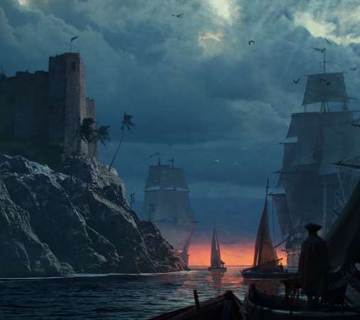 Assassin's Creed: Black Flag Resynced Mobiele Horizontaal achtergrond