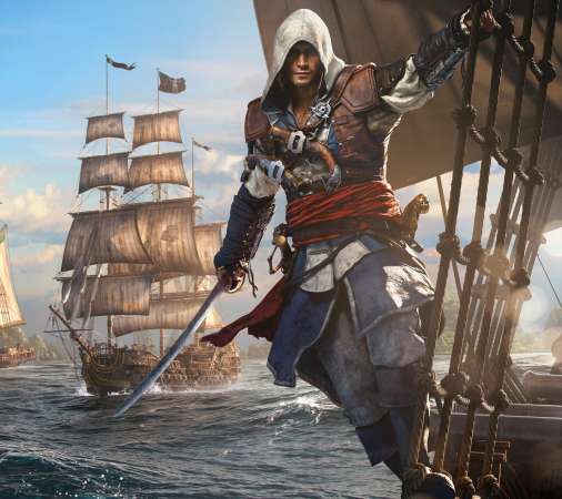 Assassin's Creed: Black Flag Resynced Mobiele Horizontaal achtergrond