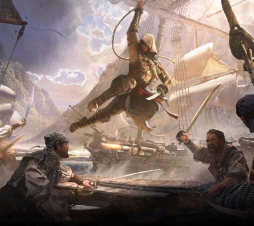 Assassin's Creed: Black Flag Resynced Mobiele Horizontaal achtergrond
