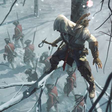 Assassin's Creed III Mobiele Horizontaal achtergrond