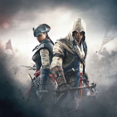 Assassin's Creed III Mobiele Horizontaal achtergrond