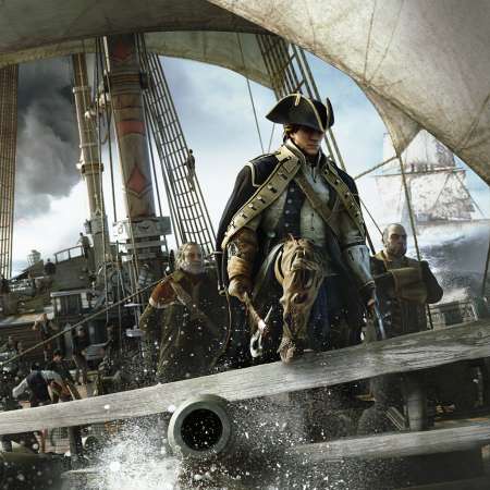 Assassin's Creed III Mobiele Horizontaal achtergrond