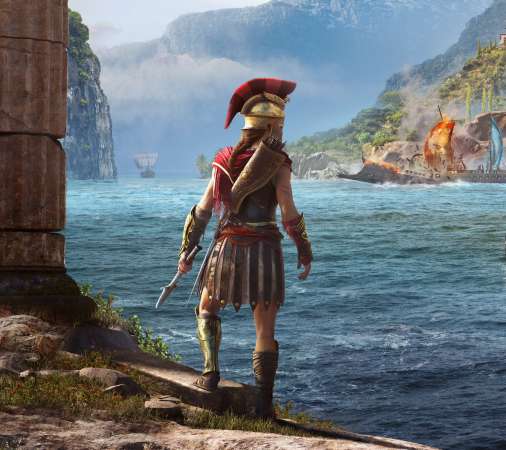 Assassin's Creed: Odyssey Mobiele Horizontaal achtergrond