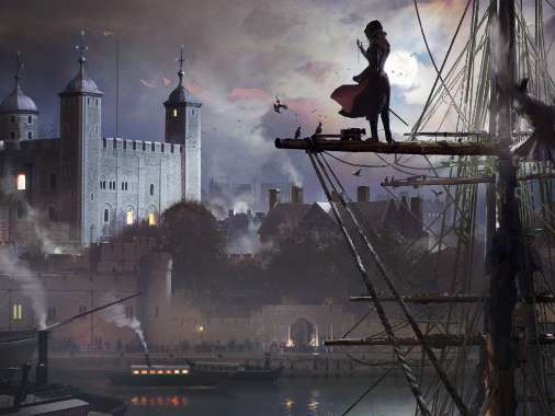 Assassin's Creed: Syndicate Mobiele Horizontaal achtergrond