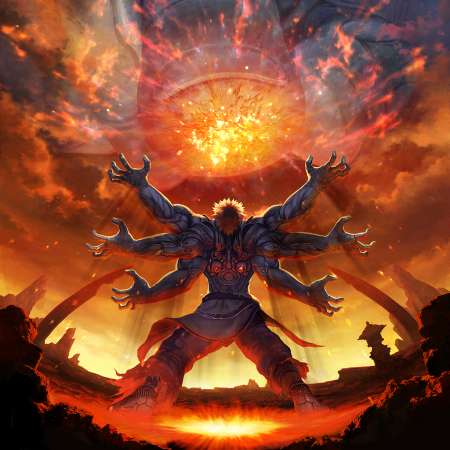 Asura's Wrath Mobiele Horizontaal achtergrond