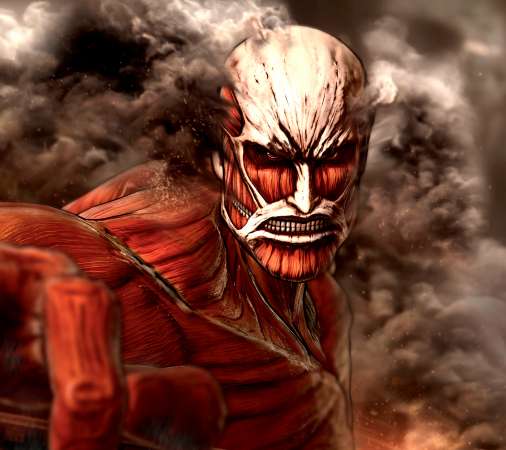 Attack on Titan Mobiele Horizontaal achtergrond