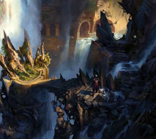 Baldur's Gate 3 Mobiele Horizontaal achtergrond