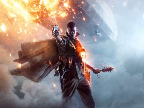 Battlefield 1 Mobiele Horizontaal achtergrond