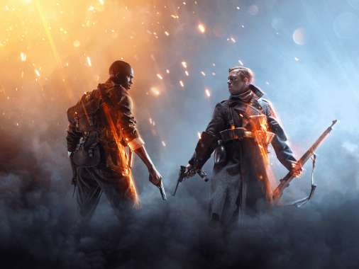 Battlefield 1 Mobiele Horizontaal achtergrond