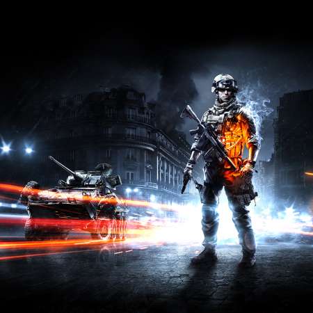 Battlefield 3 Mobiele Horizontaal achtergrond