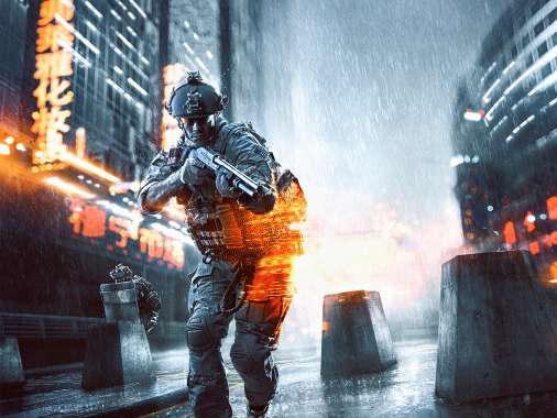 Battlefield 4: Dragon's Teeth Mobiele Horizontaal achtergrond