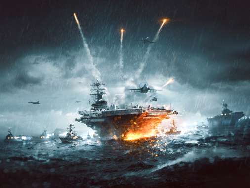 Battlefield 4: Naval Strike Mobiele Horizontaal achtergrond