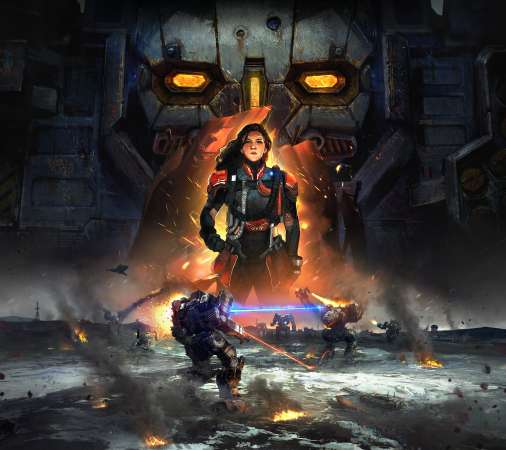 BattleTech Mobiele Horizontaal achtergrond