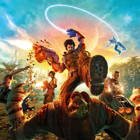 Bulletstorm Mobiele Horizontaal achtergrond