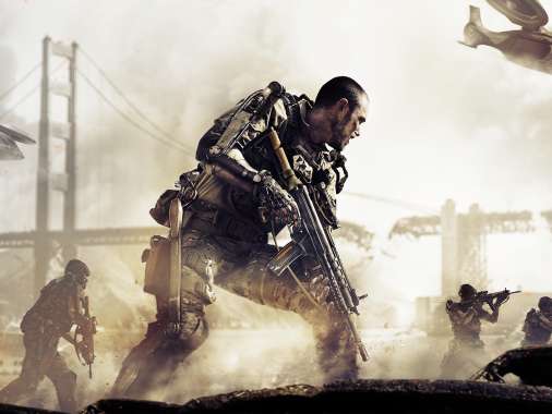 Call of Duty: Advanced Warfare Mobiele Horizontaal achtergrond