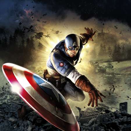 Captain America: Super Soldier Mobiele Horizontaal achtergrond