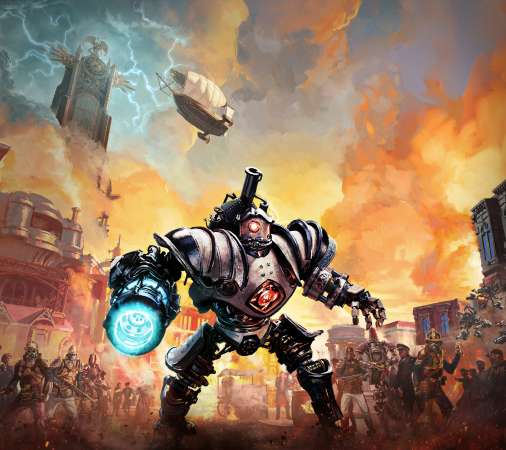 Clockwork Revolution Mobiele Horizontaal achtergrond