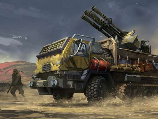 Command & Conquer Mobiele Horizontaal achtergrond