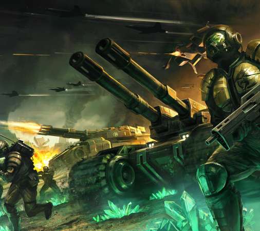 Command & Conquer: Tiberium Alliances Mobiele Horizontaal achtergrond