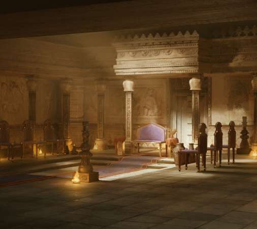 Crusader Kings 3 Mobiele Horizontaal achtergrond