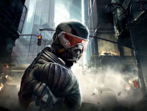 Crysis 2 Mobiele Horizontaal achtergrond