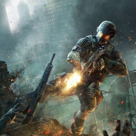 Crysis 2 Mobiele Horizontaal achtergrond