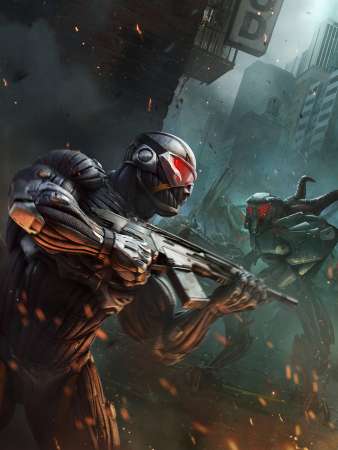 Crysis 2 Mobiele Horizontaal achtergrond