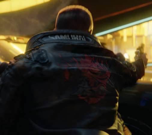 Cyberpunk 2077 Mobiele Horizontaal achtergrond