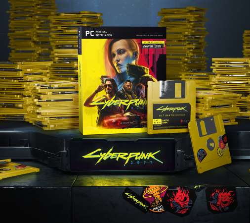 Cyberpunk 2077 Mobiele Horizontaal achtergrond